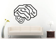 Load image into Gallery viewer, Neurelectric Brain Circuit Board Wall Decal Vinyl Sticker Mural Room Decor L1070