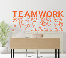 Load image into Gallery viewer, Teamwork wall decal Office wall decal Office wall decor Entrepreneur Gift Wall decal, Wall stickers, Wall decor, Wall Art 1186RS