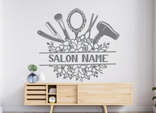 Load image into Gallery viewer, Beauty Salon Hair Stylist wall decor Hairdresser Salon Manicure Hair Hairdresser Women Girl Room Gifts Her Vinyl Wall Art Stickers 1188RS