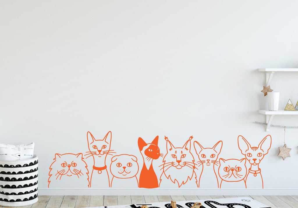 Cat wall decals, Grooming wall decor, Vetirinary decals, Pet lover gift, Pet shop dog house wall vinyl decal, Pet wall vinyl decal 440DE