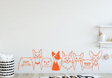 Load image into Gallery viewer, Cat wall decals, Grooming wall decor, Vetirinary decals, Pet lover gift, Pet shop dog house wall vinyl decal, Pet wall vinyl decal 440DE