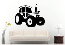 Load image into Gallery viewer, Tractor Trailer Big Tires Farm Vehicle Work Boys Room Kids Children Toddler Wall Decal Vinyl Sticker Mural Room Decor L1093