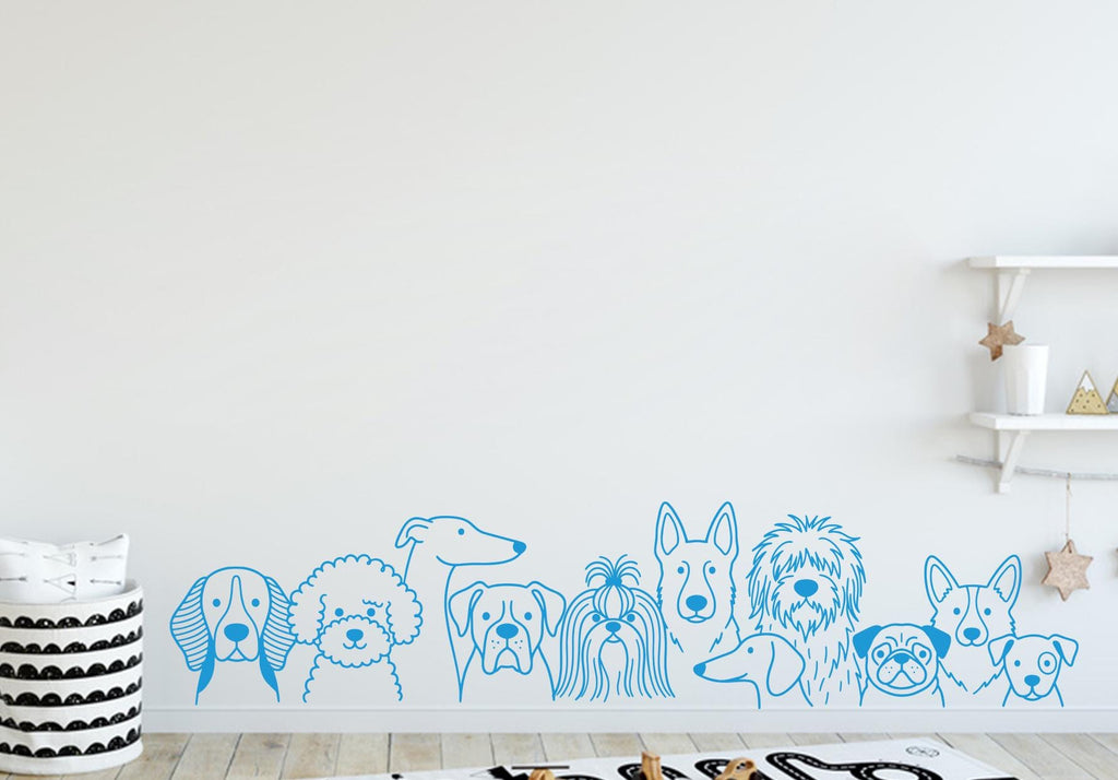 Dog wall decals, Grooming wall decor, Vetirinary decals, Pet lover gift, Pet shop dog house wall vinyl decal, Pet wall vinyl decal 439DE