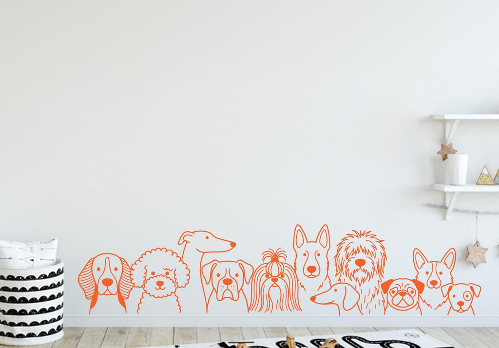 Dog wall decals, Grooming wall decor, Vetirinary decals, Pet lover gift, Pet shop dog house wall vinyl decal, Pet wall vinyl decal 439DE