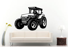 Load image into Gallery viewer, Tractor Trailer Big Tires Farmer Vehicle Work Boys Room Kids Children Toddler Wall Decal Vinyl Sticker Mural Room Decor L1094