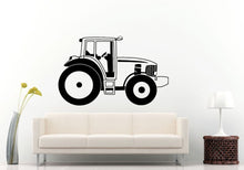 Load image into Gallery viewer, Tractor Trailer Big Tires Farmer Vehicle Work Boys Room Kids Children Toddler Wall Decal Vinyl Sticker Mural Room Decor L1099