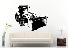 Load image into Gallery viewer, Mechanical Bulldozer Digger Big Tires Farmer Vehicle Work Boys Room Kids Children Toddler Wall Decal Vinyl Sticker Mural Room Decor L1102