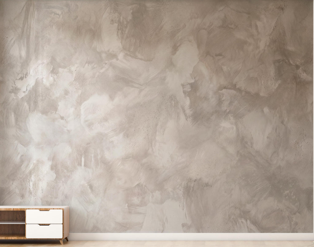 Neutral Abstract Wallpaper | Beige Textured Wall Mural | Modern Plaster Effect Wallpaper | Minimalist Luxury Wall Decor for Living Room
