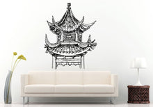 Load image into Gallery viewer, Pagoda Chinese Japanese Asian Eastern Architecture Building House Wall Decal Vinyl Sticker Mural Room Decor L1112