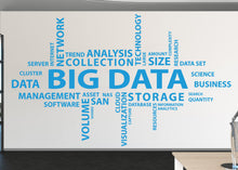 Load image into Gallery viewer, Big Data Wall Decal, Data Wall Vinyl, Office Wall Decor, Business Software Wall Sticker, Computer It Decor Office 1198RS