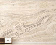 Load image into Gallery viewer, Beige Marble Wallpaper | Neutral Stone Effect Wall Mural | Luxury Travertine Wallpaper | Modern Abstract Wall Decor | Peel and Stick 1199RS