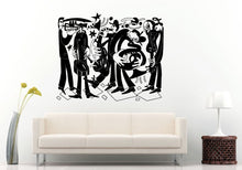 Load image into Gallery viewer, Jazz Sax Saxophone Instrument Tool Band Musical Genre Man Funny Band Wall Decal Vinyl Sticker Mural Room Decor L1153