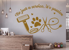 Load image into Gallery viewer, Grooming Salon Dog Wall Decor, Dog Wall Decals, Dog Wall Art, Dog Lover Stickers Pets Bedroom Wall Vinyl Nursery Wall Decals Art 1226RS