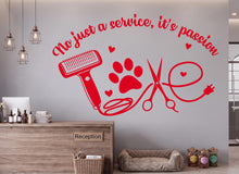 Load image into Gallery viewer, Grooming Salon Dog Wall Decor, Dog Wall Decals, Dog Wall Art, Dog Lover Stickers Pets Bedroom Wall Vinyl Nursery Wall Decals Art 1226RS