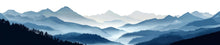 Load image into Gallery viewer, Blue Mountain RV Decal, Travel Trailer Landscape Wrap, Camper Mountain Vinyl Graphic, Motorhome Side Decal, Nature RV Sticker cv010