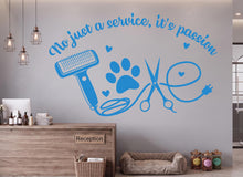 Load image into Gallery viewer, Grooming Salon Dog Wall Decor, Dog Wall Decals, Dog Wall Art, Dog Lover Stickers Pets Bedroom Wall Vinyl Nursery Wall Decals Art 1226RS