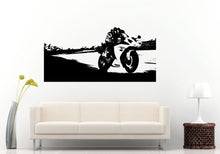 Load image into Gallery viewer, Sport Bike Motorcycle Crotch Rocket Speed Biker Race Track Road Wall Decal Vinyl Sticker Mural Room Decor L1211
