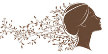 Load image into Gallery viewer, Woman Face Wall Decal, Botanical Beauty Wall Art for Med Spa Reception