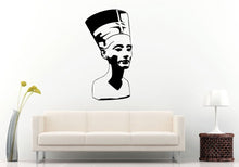 Load image into Gallery viewer, African Egyptian Ancient Mythology Nefertiti Queen Princess Goddess Wall Decal Vinyl Sticker Mural Room Decor L1227