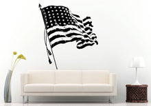 Load image into Gallery viewer, American Soldier Army Marine Trooper Support Our Troops Patriotic Symbol Usa Flag Hero Wall Decal Vinyl Sticker Mural Room Decor L1253