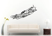 Load image into Gallery viewer, War Air Force Vintage Old Classic Antique Fighter Jet Air Plane Wall Decal Vinyl Sticker Mural Room Decor L1264