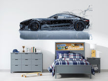 Load image into Gallery viewer, Car Detailing Wall Decal, Luxury Sports Car Wall Art, Auto Detailing Shop Decor, Car Wash Garage Decal, Automotive Business Decor
