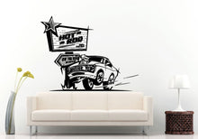 Load image into Gallery viewer, Hot Rod Road Sign American Muscle Racing Sports Vehicle Wall Decal Vinyl Sticker Mural Room Decor L1266