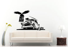 Load image into Gallery viewer, Hot Rod Road Sign American Eagle Bird Muscle Racing Sports Vehicle Wall Decal Vinyl Sticker Mural Room Decor L1267
