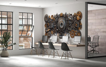 Load image into Gallery viewer, Auto Mechanic Wall Decal, Engine Parts Wall Art, Auto Repair Shop Decor, Garage Gear Wall Decal, Automotive Service Center Decor