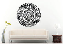 Load image into Gallery viewer, Aztec Calendar Ancient Historical Round Circle Pattern Wall Decal Vinyl Sticker Mural Room Decor L1305