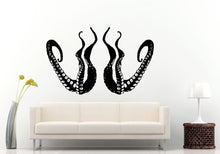 Load image into Gallery viewer, Octopus Climbing Tentacles Sea Ocean Water Fish Animal Creature Wall Decal Vinyl Sticker Mural Room Decor L1308