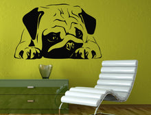 Load image into Gallery viewer, Pug Dog Puppy Laying Down Wall Decal Vinyl Sticker Mural Room Decor L1330
