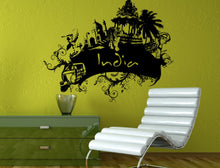 Load image into Gallery viewer, India Collage Jungle Tiger Buddha Ganesh Elephant God Temple Wall Decal Vinyl Sticker Mural Room Decor L1335