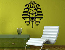 Load image into Gallery viewer, Pharaoh Skull Of Ancient Egypt Mythology Gods Wall Decal Vinyl Sticker Mural Room Decor L1346