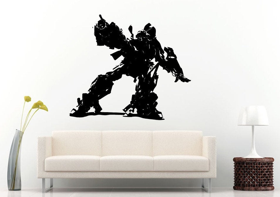 Robot Movie Hero Anime Action Vinyl Peal And Stick Removable Sticker Decal L1358
