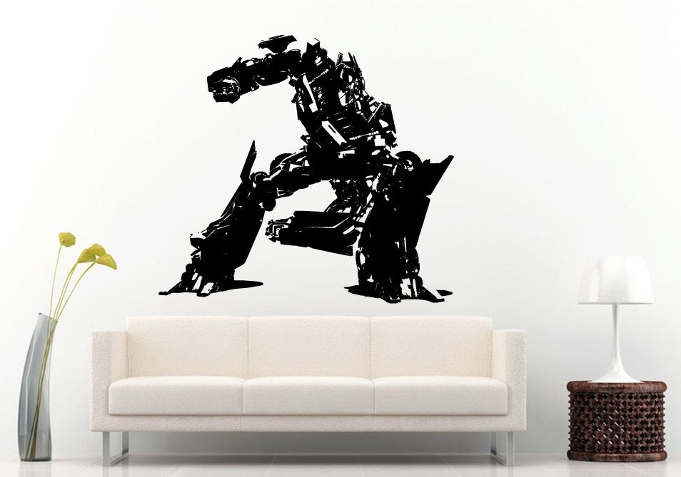 Robot Movie Hero Anime Action Vinyl Peal And Stick Removable Sticker Decal L1357