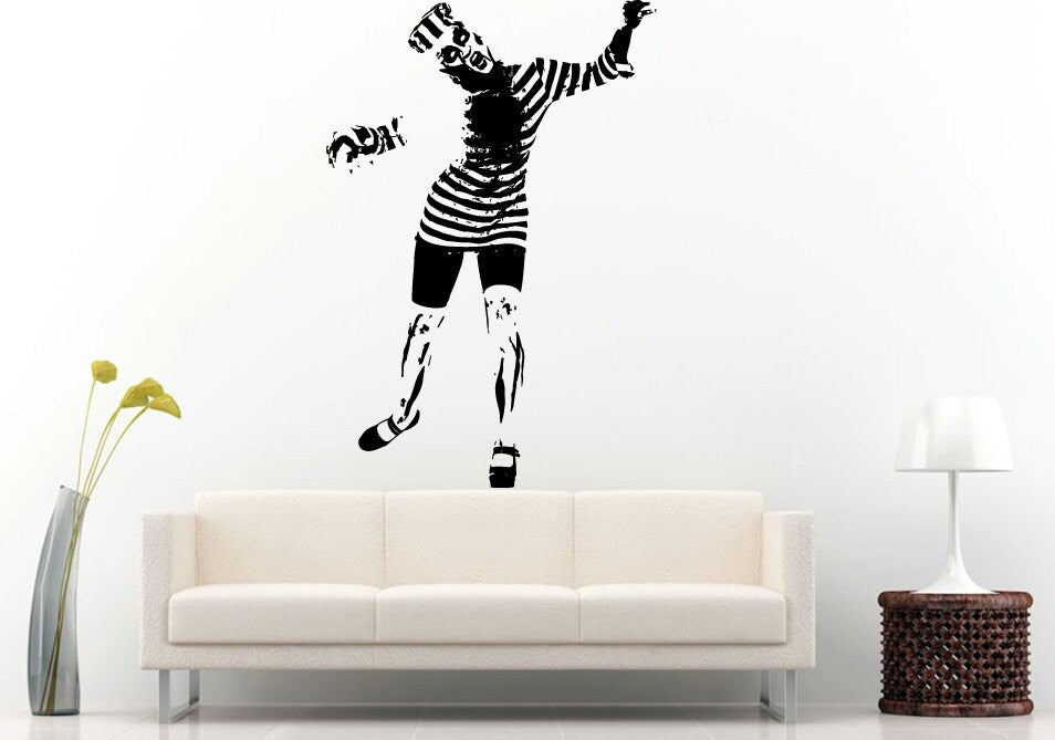 Dead Scary Bloody Zombie Skillet Death Vinyl Peal And Stick Removable Sticker Decal L1376