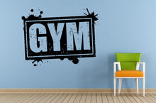 Load image into Gallery viewer, Crossfit Cross Fit Sign Logo Emblem Fitness Gym Lifting Weights Rolling Tires Wall Or Car Vinyl Peal And Stick Removable Sticker Decal L1398