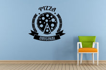 Load image into Gallery viewer, Pizza Original Logo Sign Emblem Shop Window Wall Or Car Vinyl Peal And Stick Removable Sticker Decal L1411