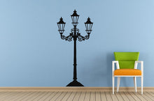 Load image into Gallery viewer, City Town Street Park Lamp Post Old Antique Vintage Window Or Wall Or Car Vinyl Peal And Stick Removable Sticker Decal L1466