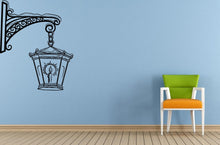 Load image into Gallery viewer, City Town Street Park Lamp Post Old Antique Vintage Window Or Wall Or Car Vinyl Peal And Stick Removable Sticker Decal L1471