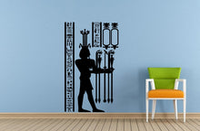 Load image into Gallery viewer, Anubis Ancient Egyptian God Mythology Window Or Wall Or Car Vinyl Peal And Stick Removable Sticker Decal L1483