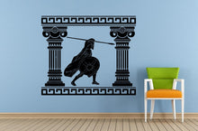 Load image into Gallery viewer, Ancient Rome Gladiator Italy Columns Architecture Window Or Wall Or Car Vinyl Peal And Stick Removable Sticker Decal L1488