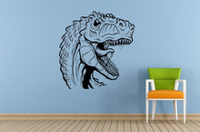 Load image into Gallery viewer, Dinosaur Dino Ancient Reptile Animal Raptor Predator Window Or Wall Or Car Vinyl Peal And Stick Removable Sticker Decal L1499