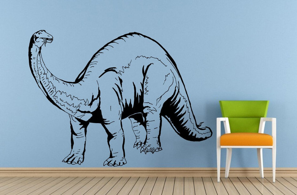 Dinosaur Ancient Reptile Animal Aegyptosaurus Predator Window Or Wall Or Car Vinyl Peal And Stick Removable Sticker Decal L1508