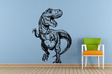 Load image into Gallery viewer, Dinosaur Ancient Animal Predator T-Rex Reptile Window Or Wall Or Car Vinyl Peal And Stick Removable Sticker Decal L1520