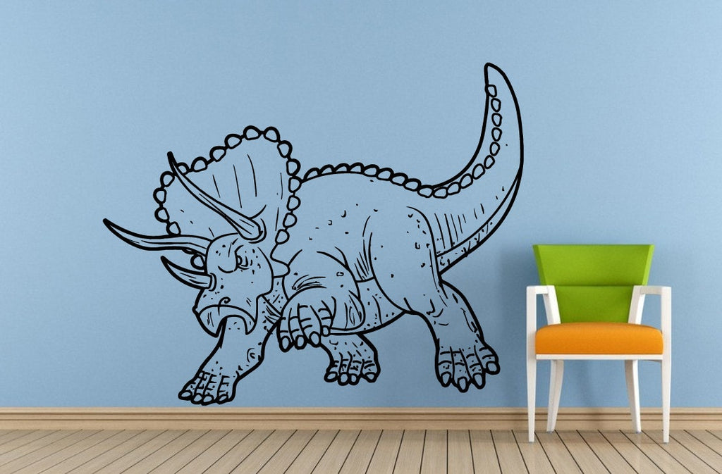 Dinosaur Ancient Animal Predator Reptile Animal Window Or Wall Or Car Vinyl Peal And Stick Removable Sticker Decal L1511