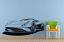 Load image into Gallery viewer, Sports Car Racing Concept Vehicle Wall Decal Vinyl Sticker Mural Room Decor L1530
