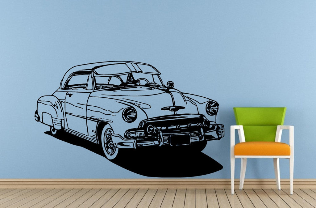 Sports Car Racing Concept Vehicle Hot Rod Wall Decal Vinyl Sticker Mural Room Decor L1533