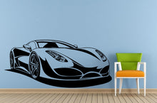 Load image into Gallery viewer, Sports Car Racing Concept Vehicle Supercar Wall Decal Vinyl Sticker Mural Room Decor L1534